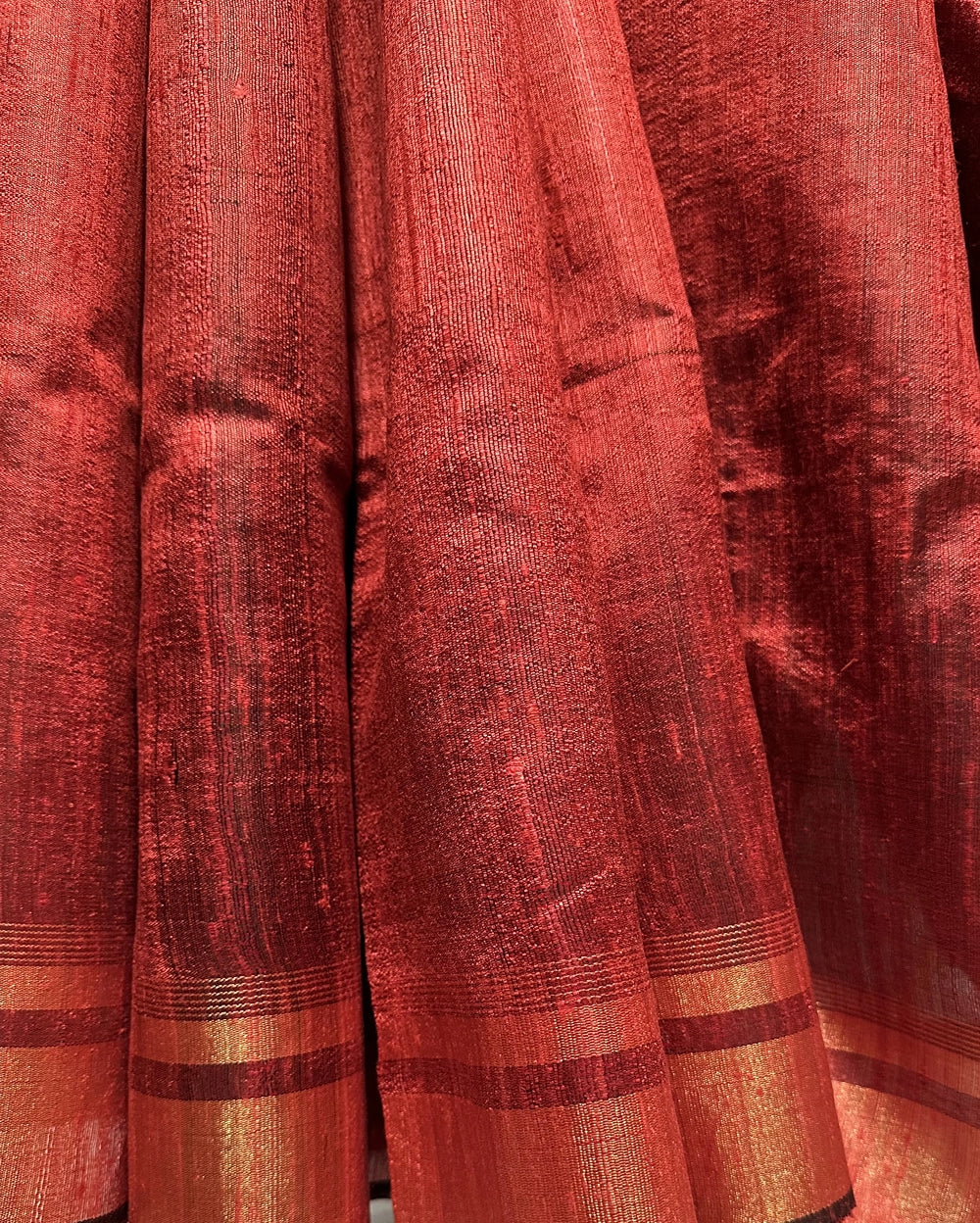 Saanjh Raag – Raw Silk Saree