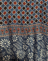 Neelantarini – Ajrakh Modal Silk Saree