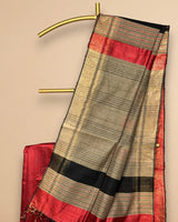 Saanjh Raag – Raw Silk Saree