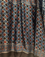 Neelantarini – Ajrakh Modal Silk Saree