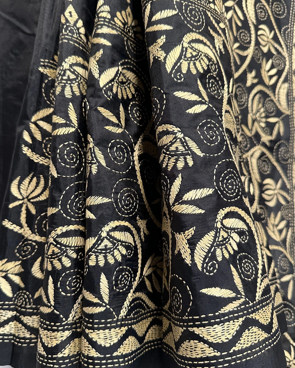 Svarnakshi – Semi Kantha Silk Saree