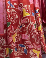 Aangan Rang Alpona Batik Saree