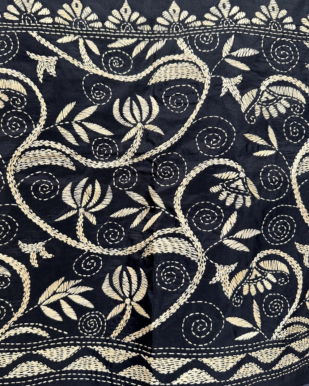 Svarnakshi – Semi Kantha Silk Saree