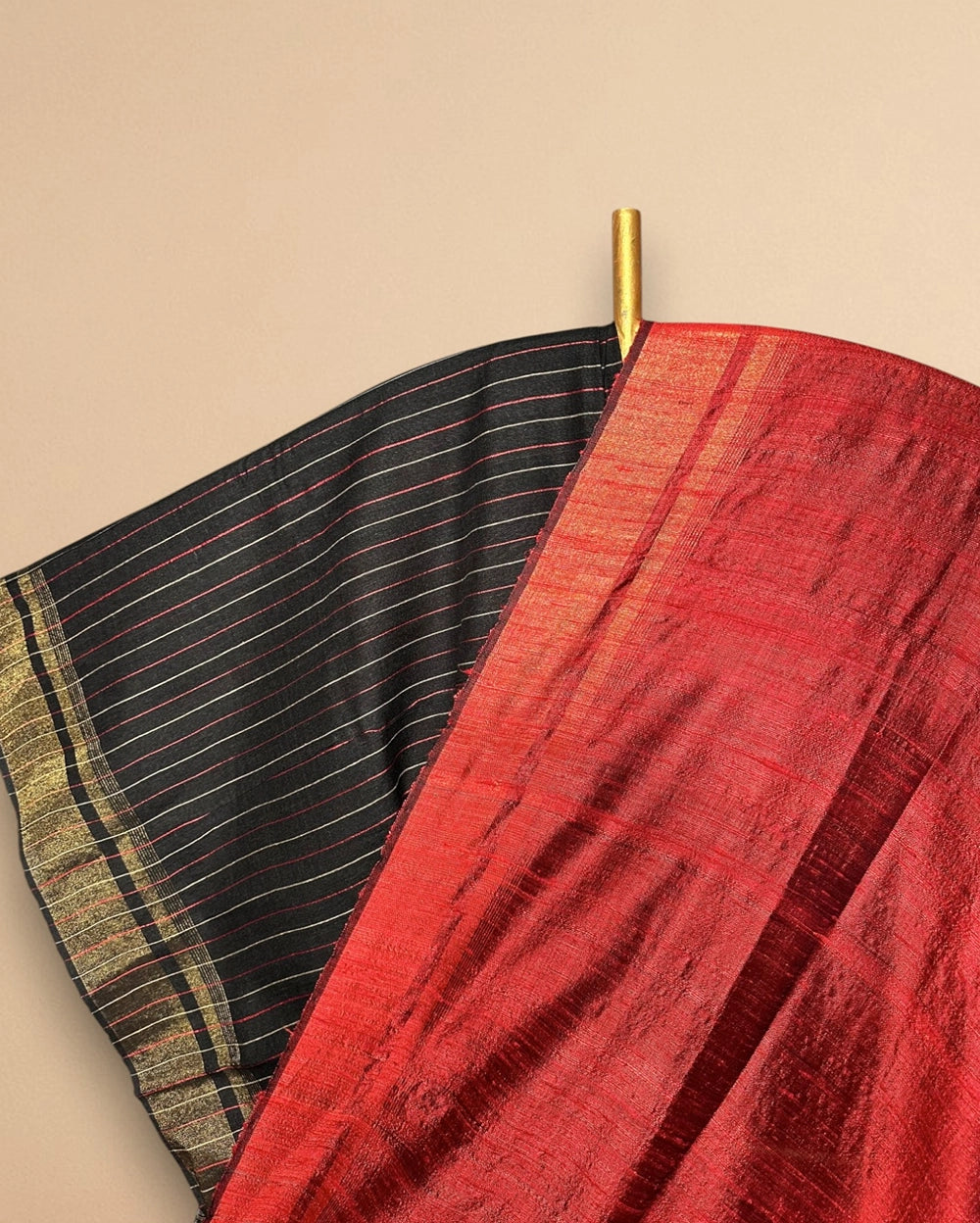 Saanjh Raag – Raw Silk Saree