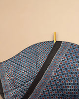 Neelantarini – Ajrakh Modal Silk Saree