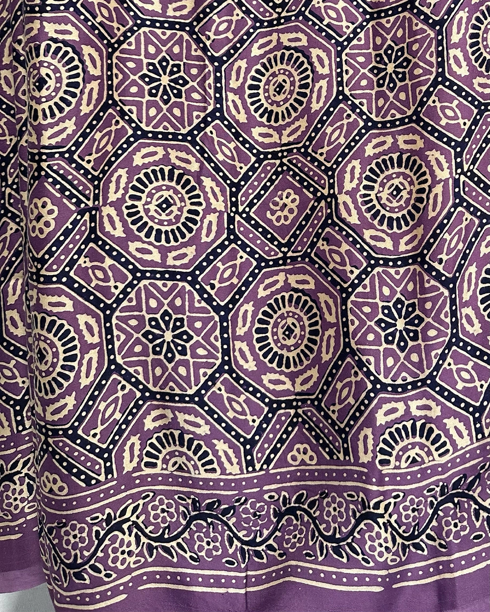 Rajmau – Ajrakh Modal Silk Saree