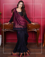 Neelanjana – Handloom Mercerized Cotton Banarasi Saree