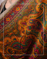 Kesar Bagh – Pashmina Design Silk-Blend Saree with Stole