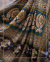 Neel Baagh – Pashmina Design Silk-Blend Saree with Stole