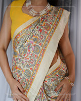 Rangrez Baagh – Pashmina Design Silk-Blend Saree with Stole