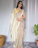 Rangrez Baagh – Pashmina Design Silk-Blend Saree with Stole