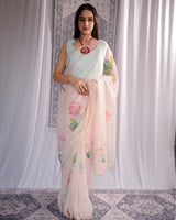 Padma Lehar – Hand-Embellished Chiffon Saree