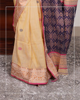 Kanak Dhara – Handloom Mercerized Cotton Banarasi Saree