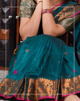 Tejasvi – Handloom Mercerized Cotton Banarasi Saree