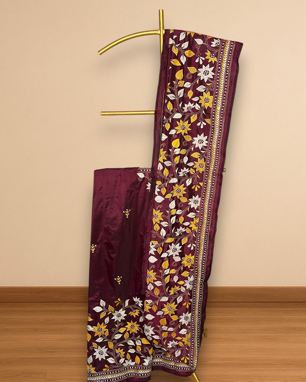 Gulnaar – Semi Kantha Silk Saree