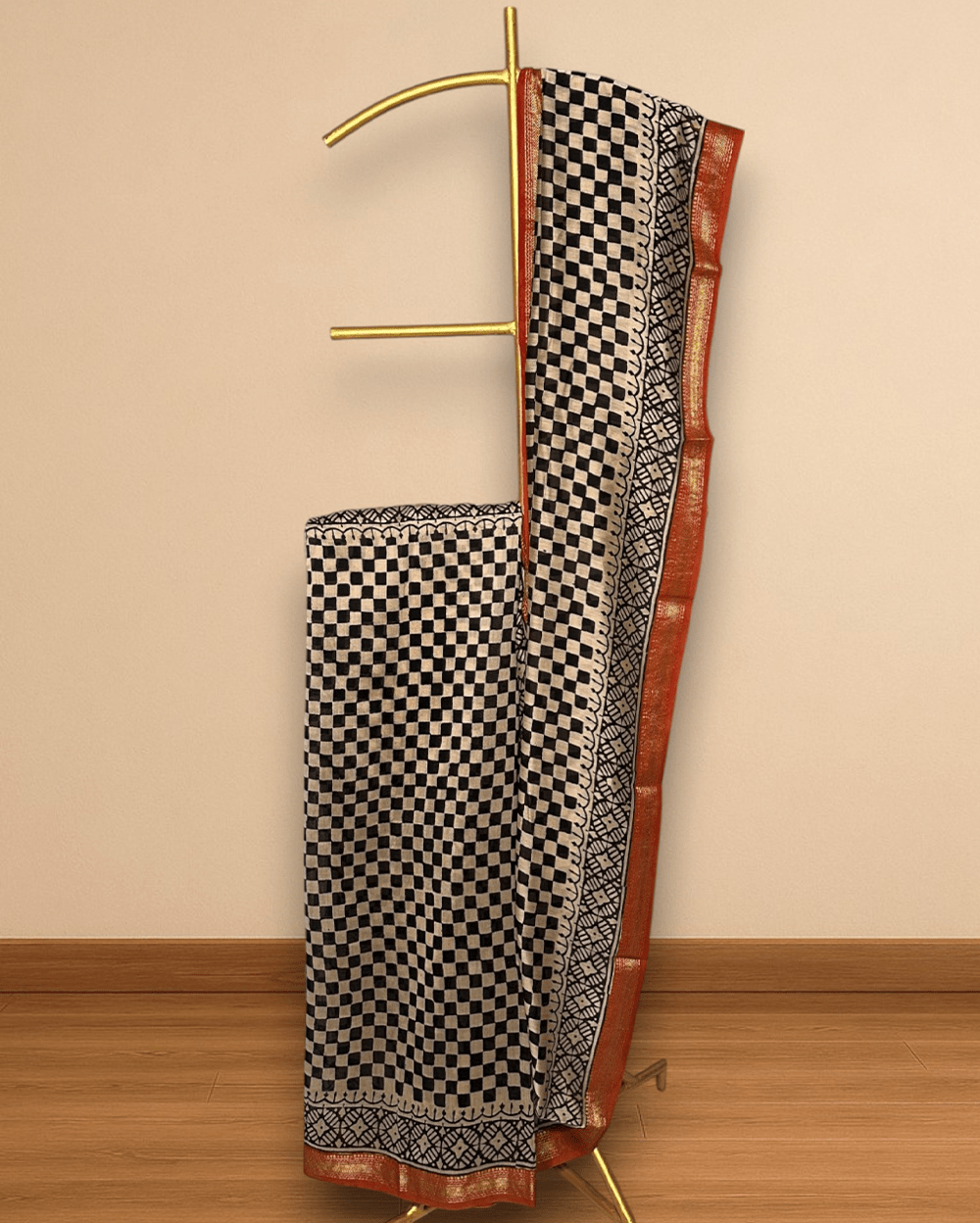 Chaturangika – Maheshwari Silk - Cotton - Ethlore