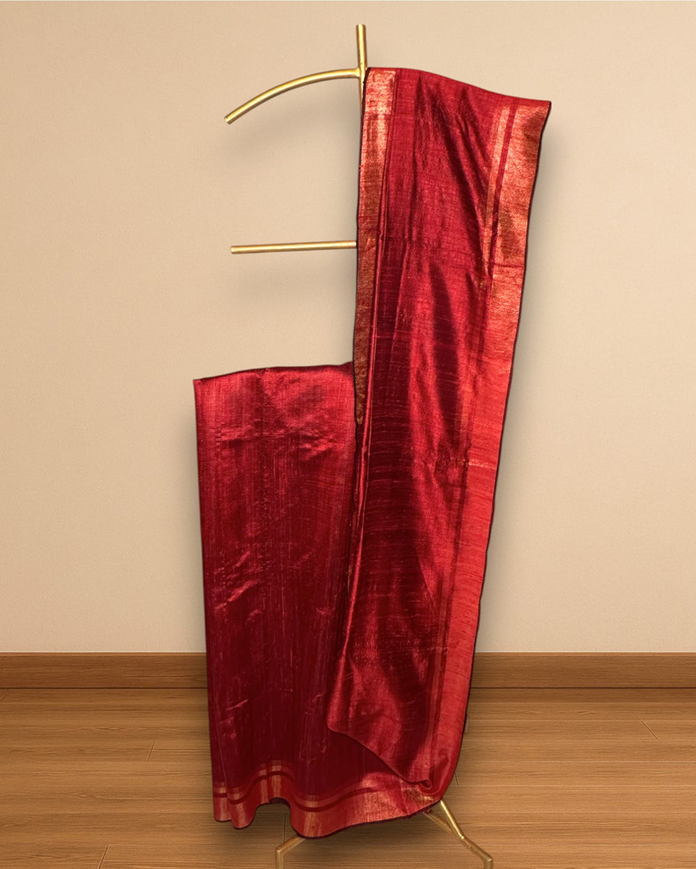 Saanjh Raag – Raw Silk Saree