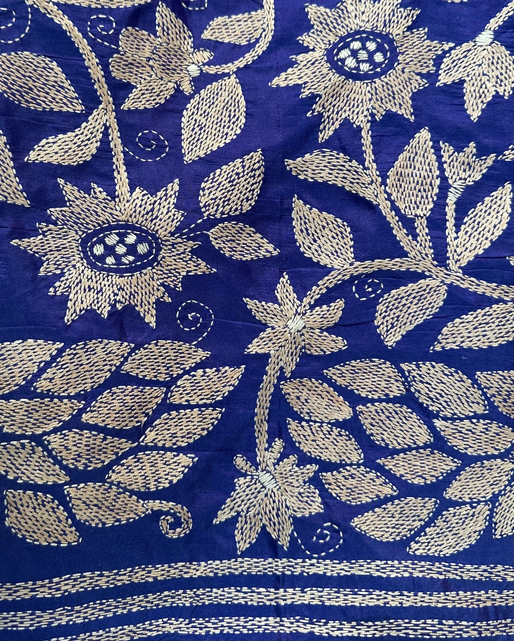 Neelkamal – Semi Kantha Silk Saree
