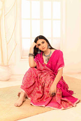 Gulnaar Pure Cotton Handloom Jamdani with Warli Story-Weave | Blouse Piece Included