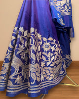 Neelkamal – Semi Kantha Silk Saree